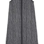 Slaapzak Zomer Little Boo Geweven ZigZag Anthracite 70cm