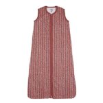 Slaapzak Zomer Little Boo Geweven ZigZag Terra Roze 90cm
