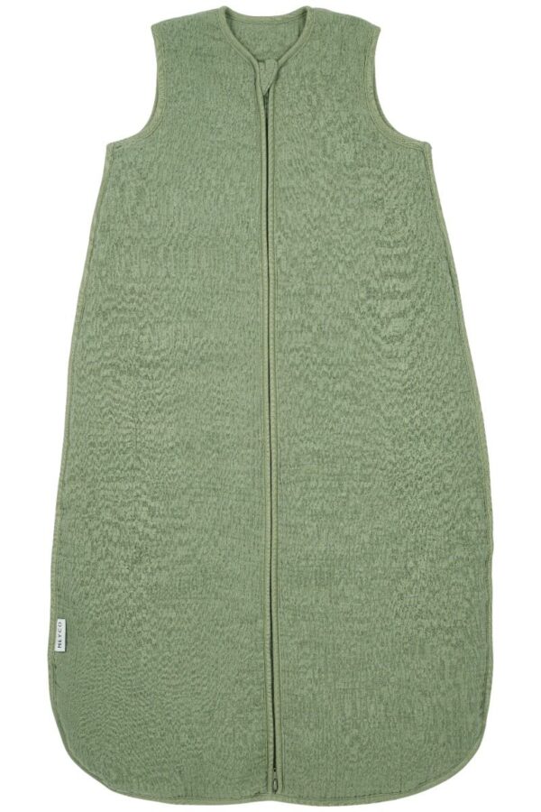 Slaapzak Meyco Hydrofiel Olive Green 70cm - Afbeelding 1