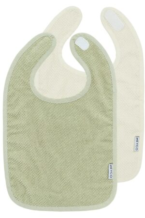 Slabber Meyco Popcorn Natural/Soft Olive 2-pack