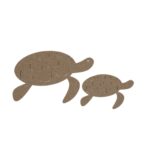 Wanddecoratie KidsDepot Schildpad Jonathan Light Oak 2st