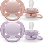 Fopspeen Philips Avent Ultra Soft +0mnd Roze