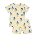 Pyjama Feetje Premium Summerwear Gino Gelato Geel | Maat 92 t/m 104