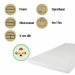 Matras Campingbed ZZZOO 60x120 Stokstaartje