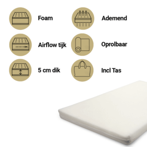 Matras Campingbed Best Sleep 60x120 Airflow Pro