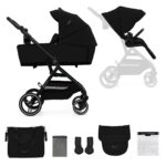 Kinderwagen Kinderkraft Yoxi 2-in-1 Pure Black