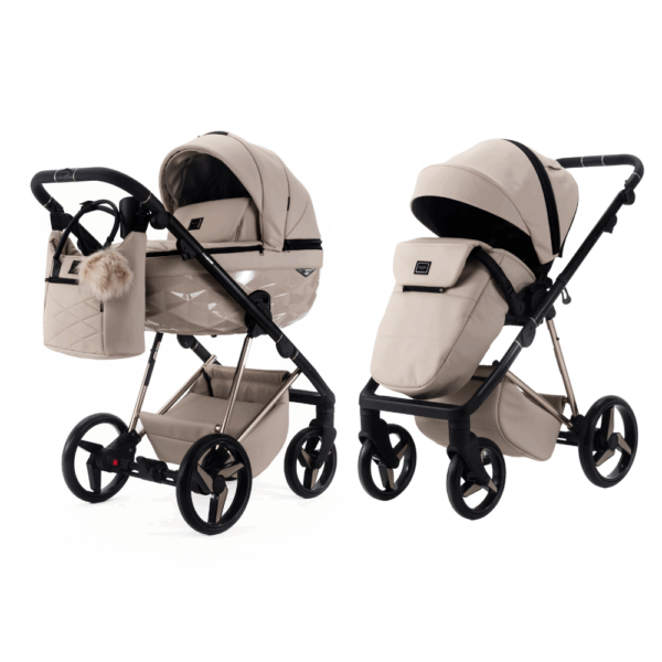 Kinderwagen Adamex Quantum Star Beige - Afbeelding 1