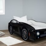 Kleuterbed Top Beds Racing Car 80x160 Black Incl. Matras
