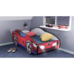 Peuterbed Top Beds Racing Hero 70x140 Spidercar Incl. LED-verlichting&Matras