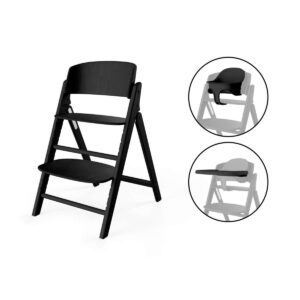 Kinderstoel Cybex CLICK&FOLD 3-in-1 Stunning Black/Black met Babyset&Eetblad