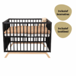 Set | Box Donna Zwart Incl. Boxmatras en Boxkleed