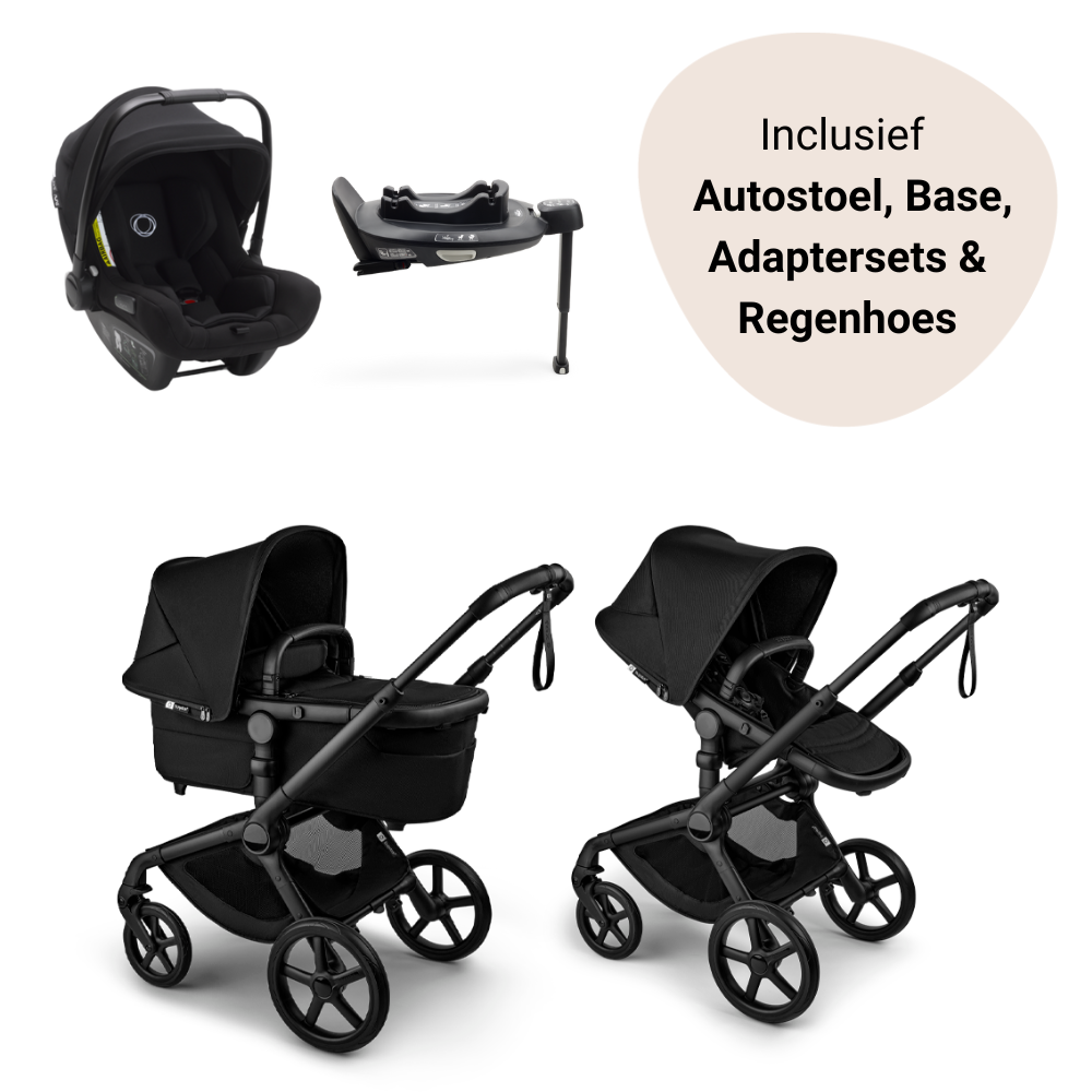 Kinderwagen Bugaboo Fox5 Renew 3-in-1 Black/Heritage Black - Afbeelding 1