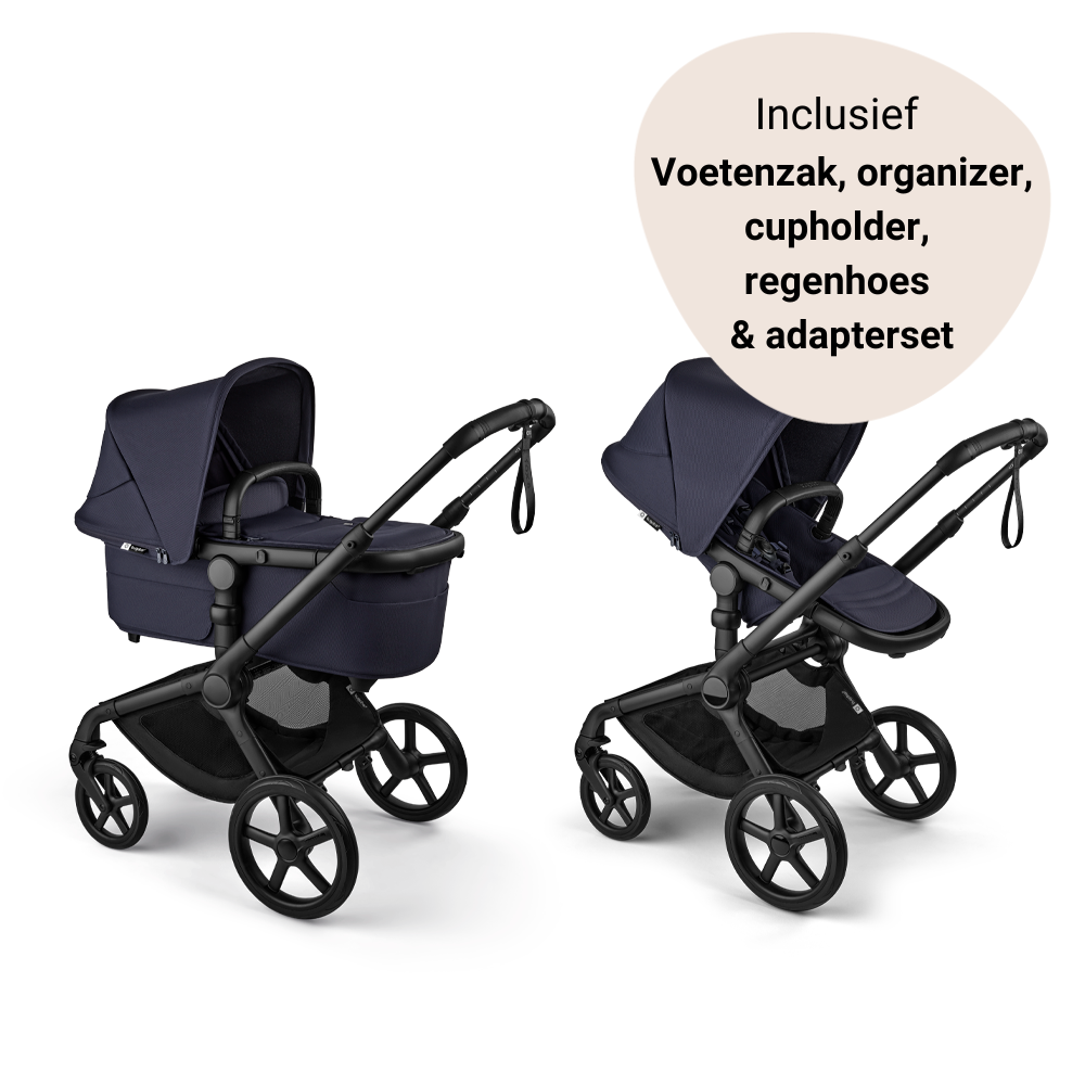 Kinderwagen Bugaboo Fox5 Renew Essential Black/Deep Indigo Kinderwagen Bugaboo Fox5 Renew Essential Black/Deep Indigo - Afbeelding 1