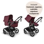 Kinderwagen Bugaboo Fox5 Renew Essential Black/Dark Cherry