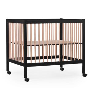 Box + Wielen Childhome Black/Naturel