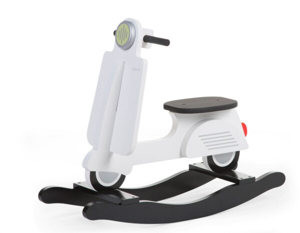Schommel Scooter Childhome Zwart/Wit - Afbeelding 1