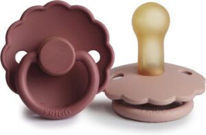 Fopspeen Frigg Daisy 0-6mnd Baby Blush/Woodchuck 2st.