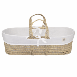 Wieg Mozes Funnababy Incl. Bekledingset Muslin Luxe Off White