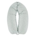 Voedingskussen / Zwangerschapskussen Babyjem XL Green Flower