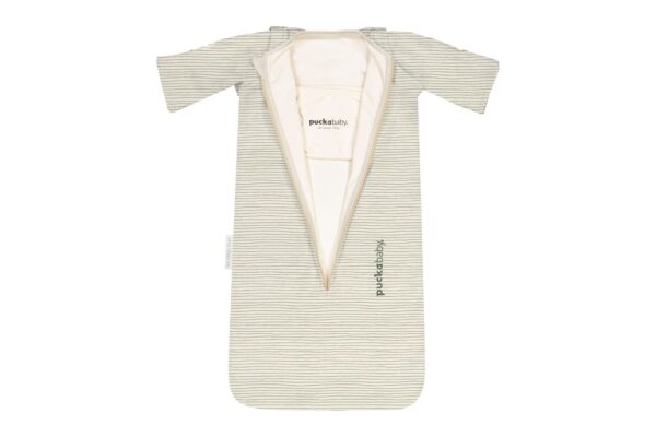 Slaapzak Puckababy Newborn Green Stripes - Afbeelding 1
