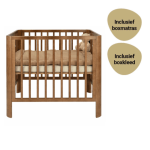 Set | Box Novi at Home® Isabel Walnut Incl. Boxmatras en Boxkleed