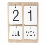 Wandkalender Edco Hout