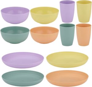 Serviesset Edco Plastic 12 stuks