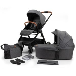 Kinderwagen Novi Baby® Neo Grey/Cognac Grip