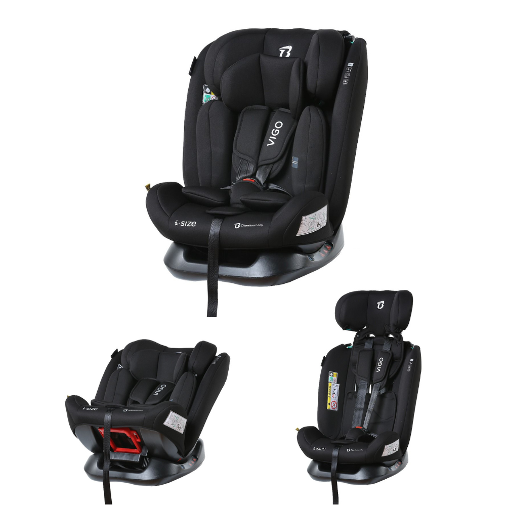 Autostoel Titanium Baby Vigo I-Size Black Autostoel Titanium Baby Vigo I-Size Black - Afbeelding 1