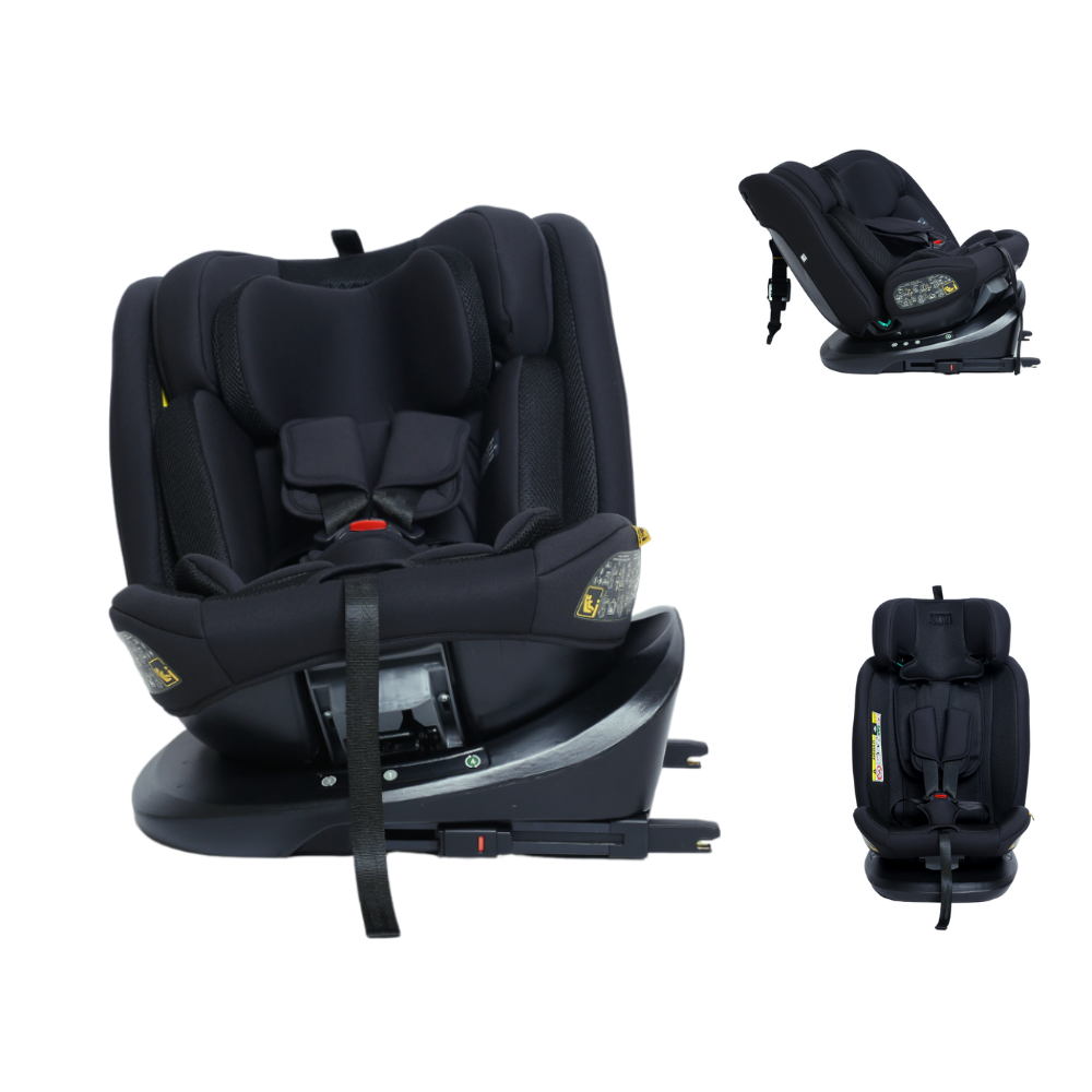 Autostoel Novi Baby® Goliath Go I-Size Rotation Black/Mesh Autostoel Novi Baby® Goliath Go I-Size Rotation Black/Mesh - Afbeelding 1