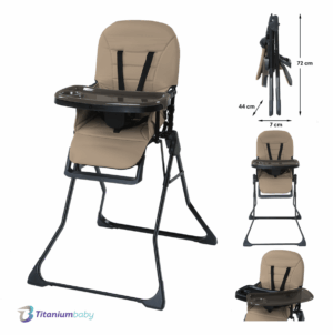 Kinderstoel Titanium Baby Solid Bistro Smoked Walnut