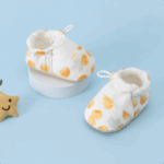 Mini Fashion™ - Comfortabel&Zacht - Baby Schoentjes Gele aardbei / 12 (6-12 maanden) | Educatief Speelgoed