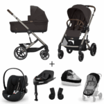 Kinderwagen Cybex Balios S Lux Chocolate Brown/Brown + Autostoel Cloud G I-Size Plus&Base + Accessoires