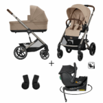 Kinderwagen Cybex Balios S Lux Almond Beige/Beige  + Autostoel Jacky Pro 360°&Base