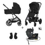 Kinderwagen Cybex Balios S Lux Moon Black/Black + Autostoel Jacky Pro 360°&Base