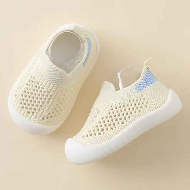 image_204__Kids_Shoes_Casual_Breathable_Infant_Baby_Children_Girls_Boys_Mesh_Sneakers_Soft_Bottom_Comfortable_Non_Slip_10 HappyFeet Comfy™ - Stevige antislipzool - Kinder Sneakers Beige / 23 (3-4 jaar) | Educatief Speelgoed - Afbeelding 1