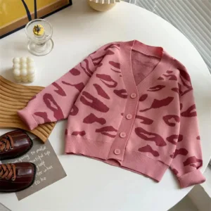 Mini Fashion™ - Warm&Stijlvol - Leuke Lente Kinderset Roze / 120 (5 jaar) | Educatief Speelgoed