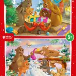 Kerst bij de Beren (2x 24) - Rebo  Legpuzzel