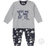 Pyjama Baby Dirkje NOOS Bio Cotton Space Grey Melee/Navy
