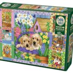 Puppies and Posies Quilt (1000) - Cobble Hill  Legpuzzel