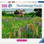 Scandinavian Places: Farm in Sweden (500) - Ravensburger  Legpuzzel
