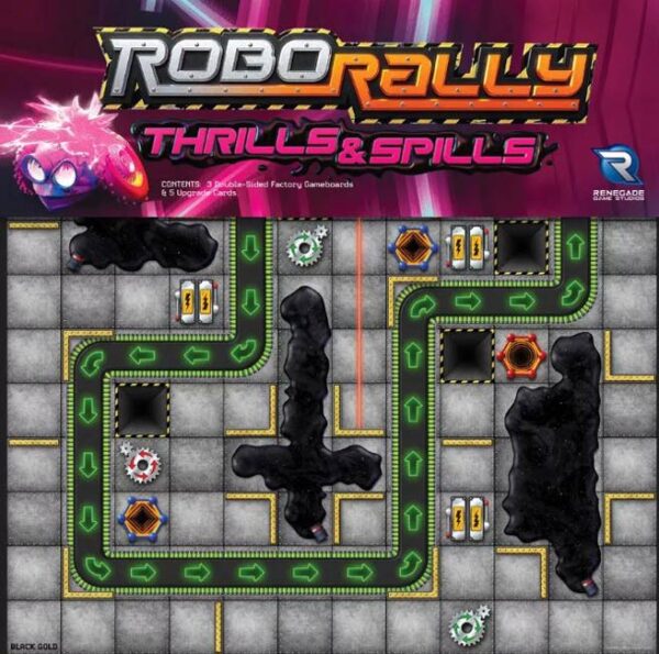 Roborally Thrills & Spills expansion - Renegade Game Studios Bordspel - Afbeelding 1