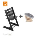 Kinderstoel Stokke® Tripp Trapp® Oak Black met Newbornset