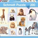Wilde Babydieren (200) - Schmidt  Legpuzzel