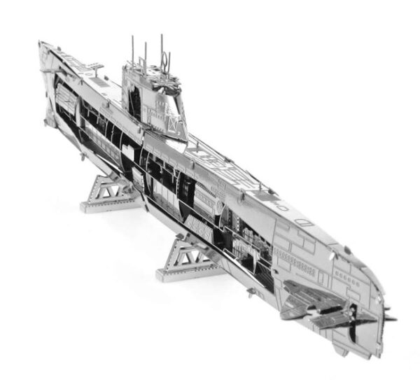 Metal Earth - German U-boat type XXI - Fascinations  3d Puzzel - Afbeelding 1
