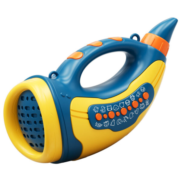Animal Sounds Horn™ - Dierensymfonie - Dierengeluiden Hoorn Blauw | Educatief Speelgoed - Afbeelding 1