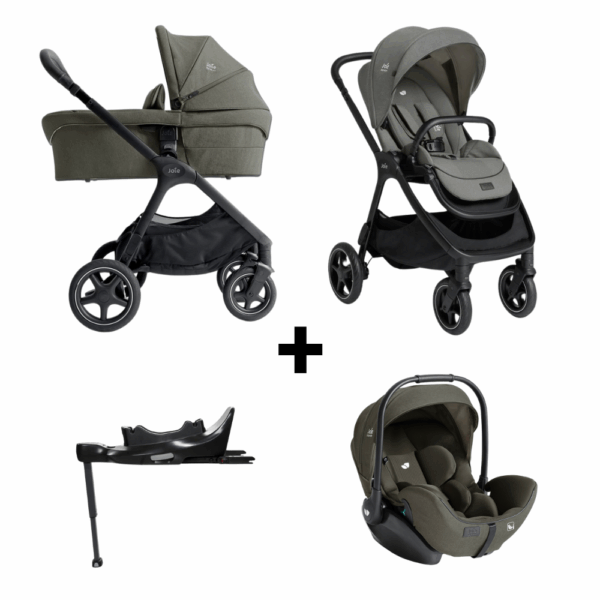 Kinderwagen Joie Signature Finiti Evergreen met Autostoel i-Level I-Size Evergreen&Base - Afbeelding 1