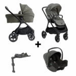 Kinderwagen Joie Signature Finiti Evergreen met Autostoel I-Snug I-Size Shale&Base