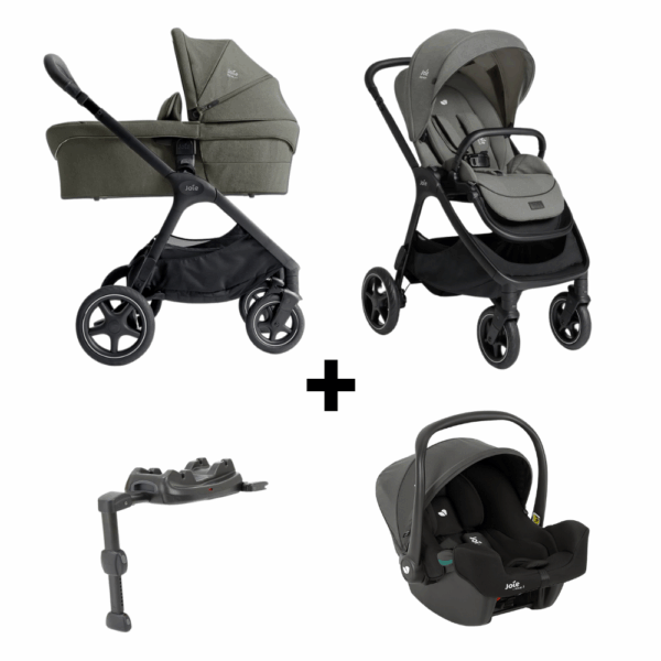 Kinderwagen Joie Signature Finiti Evergreen met Autostoel I-Snug I-Size Shale&Base - Afbeelding 1