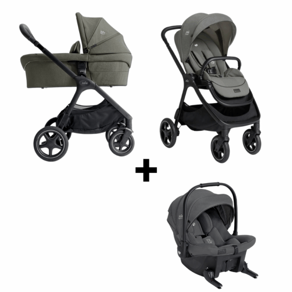 Kinderwagen Joie Signature Finiti Evergreen met Autostoel Sprint Ebony - Afbeelding 1
